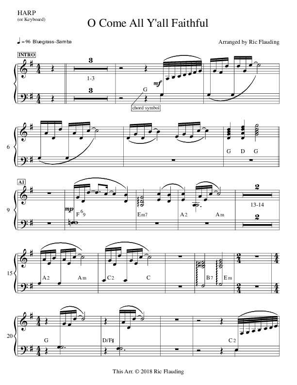 O Come All Y'all Faithful Harp (Ric Flauding)