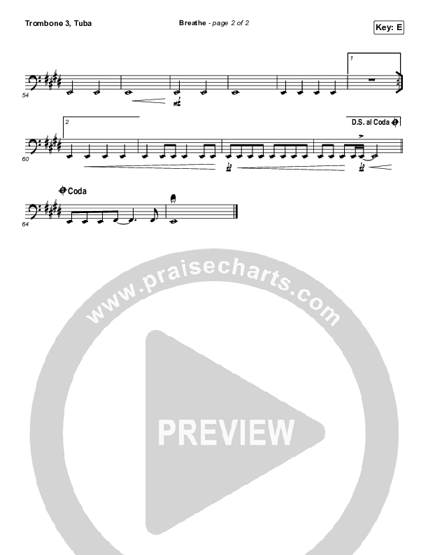 Breathe Trombone 3/Tuba (Influence Music / Matt Gilman)