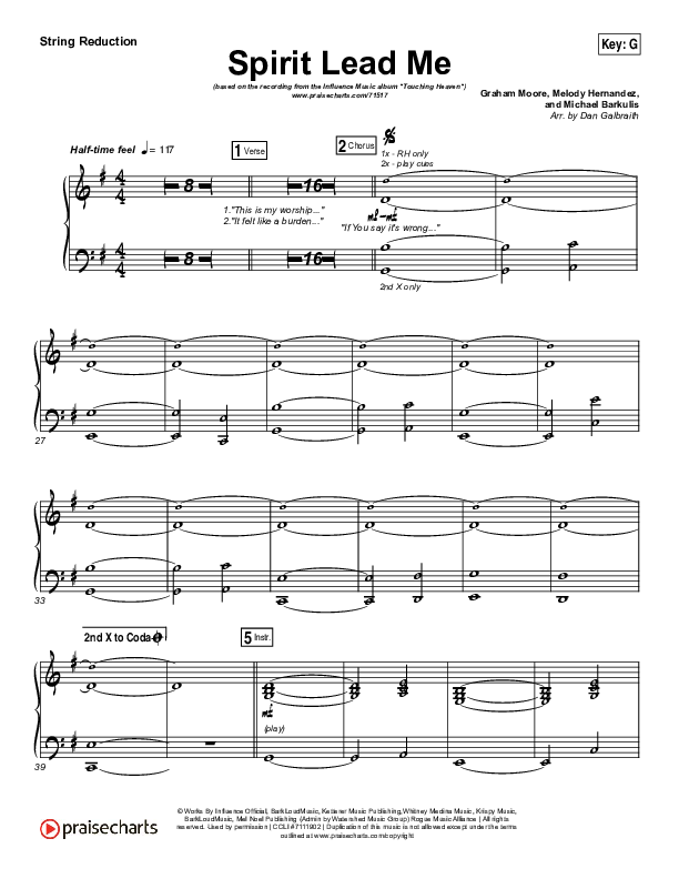 Spirit Lead Me String Pack (Influence Music / Michael Ketterer)