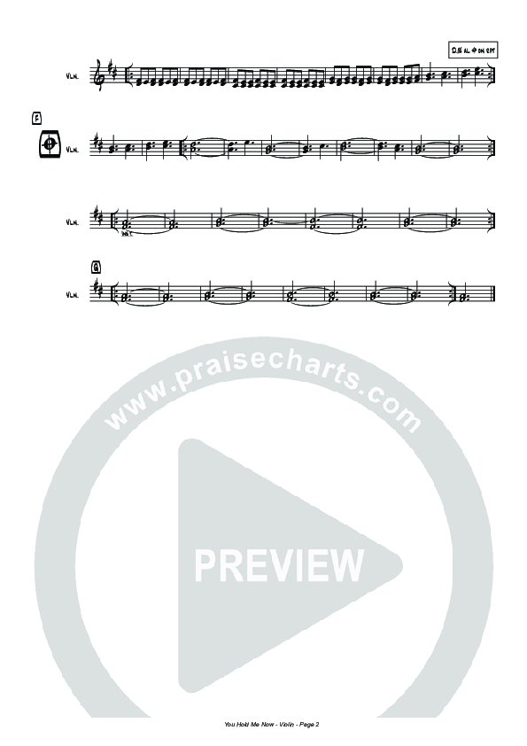 You Hold Me Now Strings (Hillsong Worship)