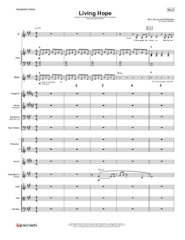 Living Hope Orchestration (Bethel Music / Bethany Wohrle)