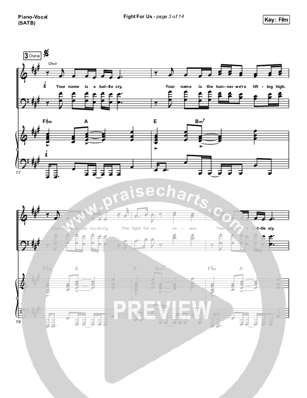 Fight For Us Piano/Vocal Pack (Brittani Scott)