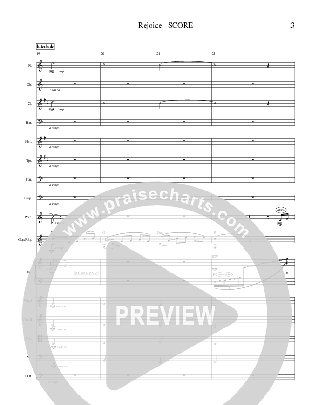 Rejoice Conductor's Score (Ric Flauding)