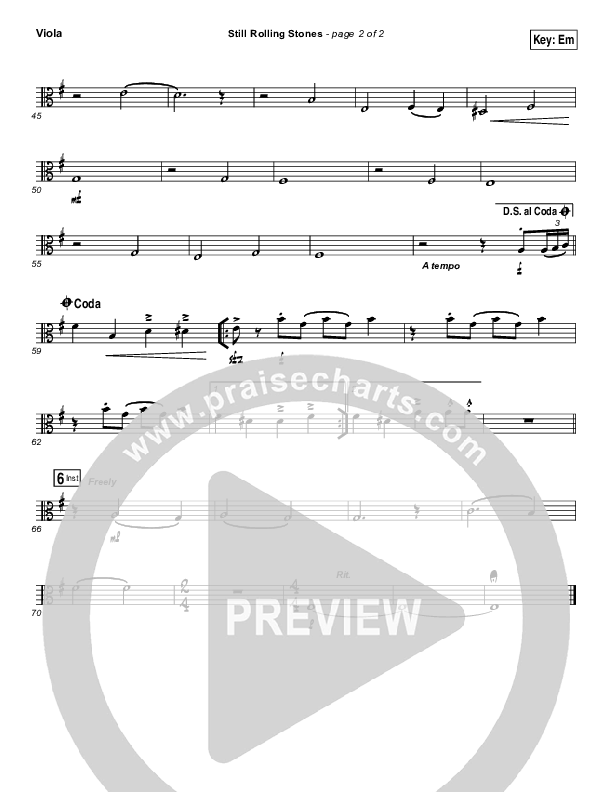 Still Rolling Stones Viola (Lauren Daigle)