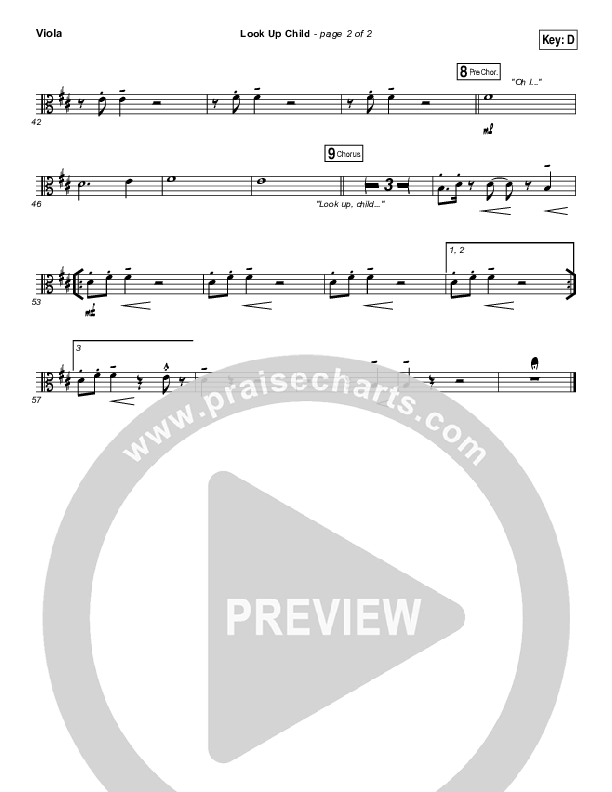 Look Up Child Viola (Lauren Daigle)