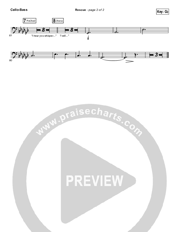 Rescue Cello/Bass (Lauren Daigle)