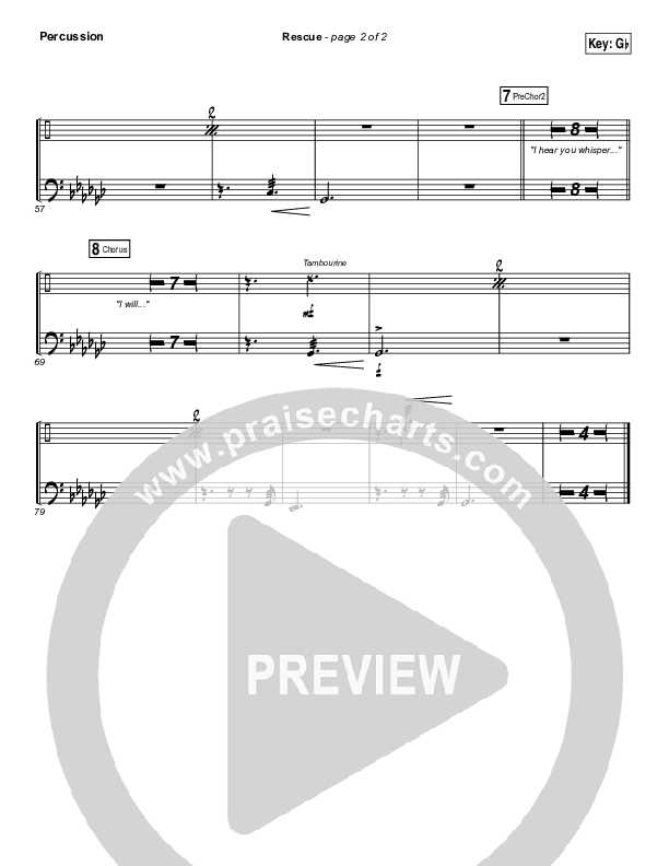 Rescue Percussion (Lauren Daigle)