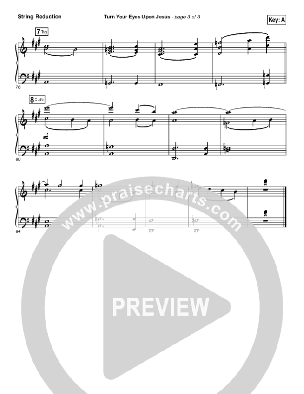 Turn Your Eyes Upon Jesus String Pack (Lauren Daigle)