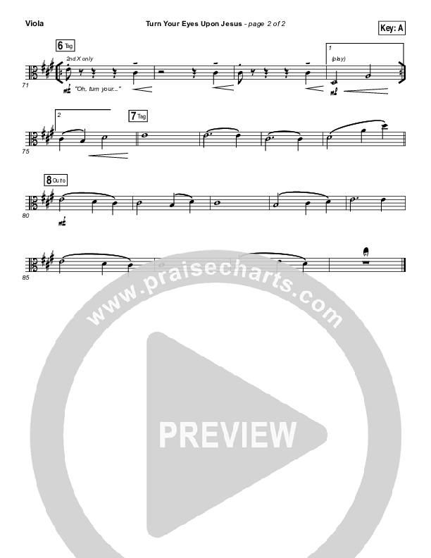 Turn Your Eyes Upon Jesus Viola (Lauren Daigle)