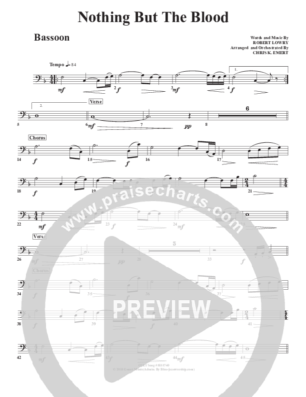 Nothing But The Blood Bassoon (Chris Emert)