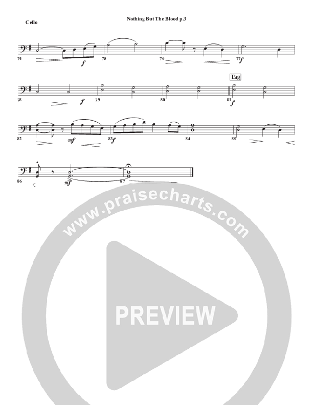 Nothing But The Blood Cello (Chris Emert)