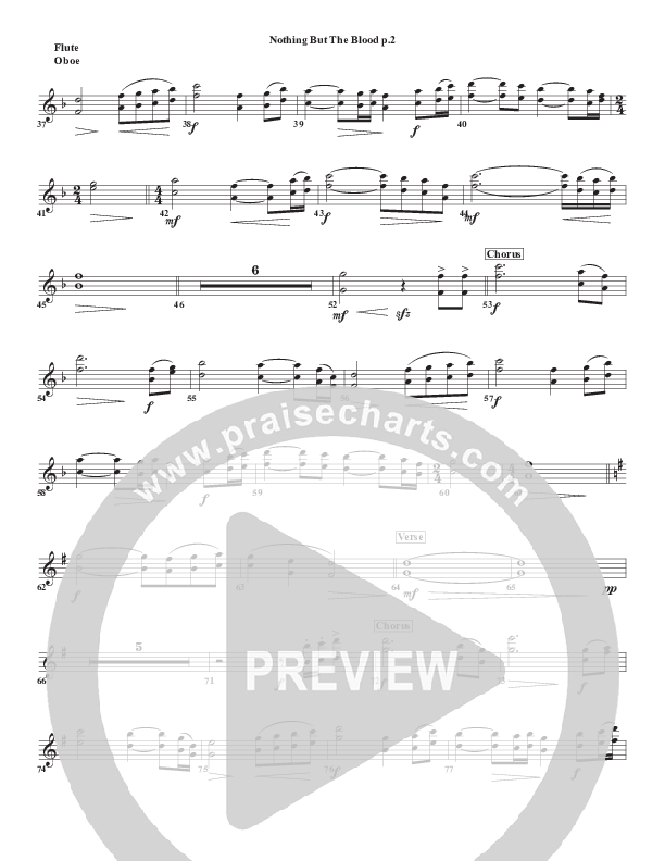 Nothing But The Blood Flute/Oboe (Chris Emert)