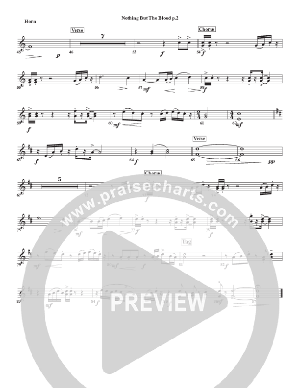 Nothing But The Blood French Horn (Chris Emert)