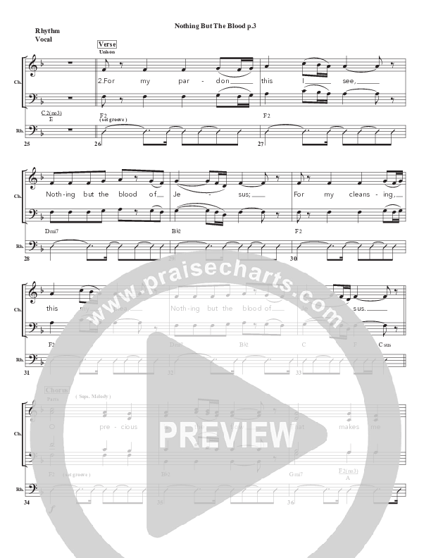 Nothing But The Blood Rhythm/Vocal (Chris Emert)