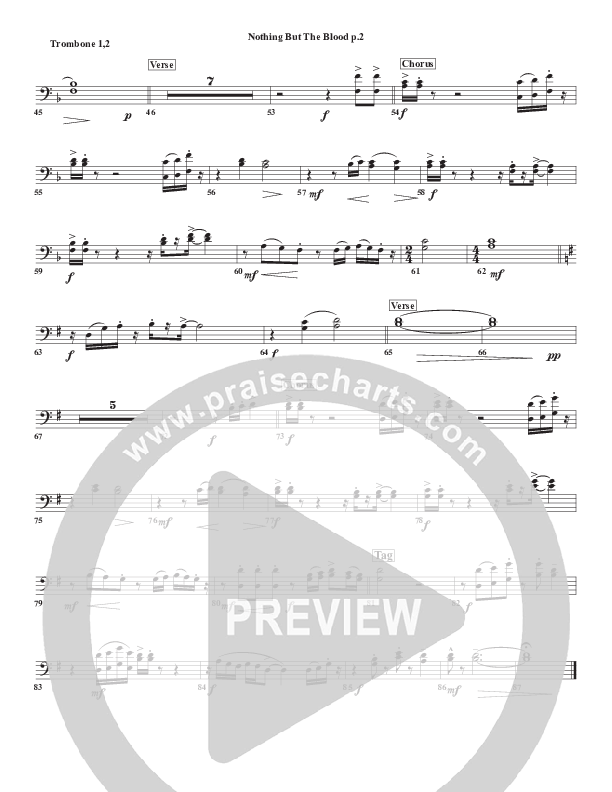 Nothing But The Blood Trombone 1/2 (Chris Emert)