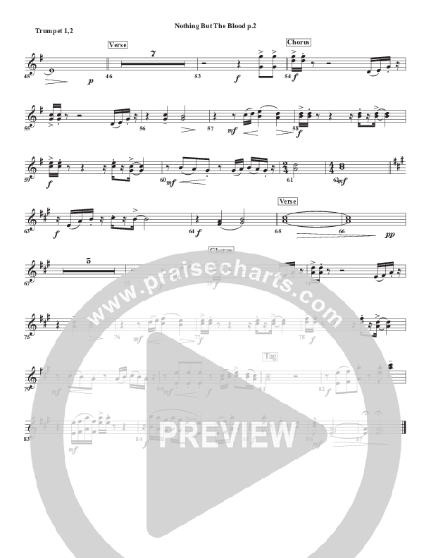 Nothing But The Blood Trumpet 1,2 (Chris Emert)