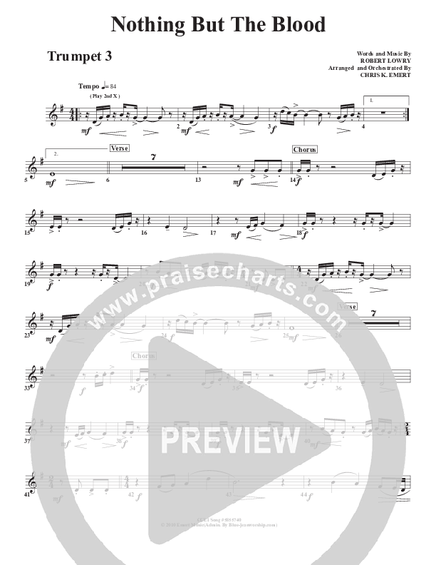 Nothing But The Blood Trumpet 3 (Chris Emert)