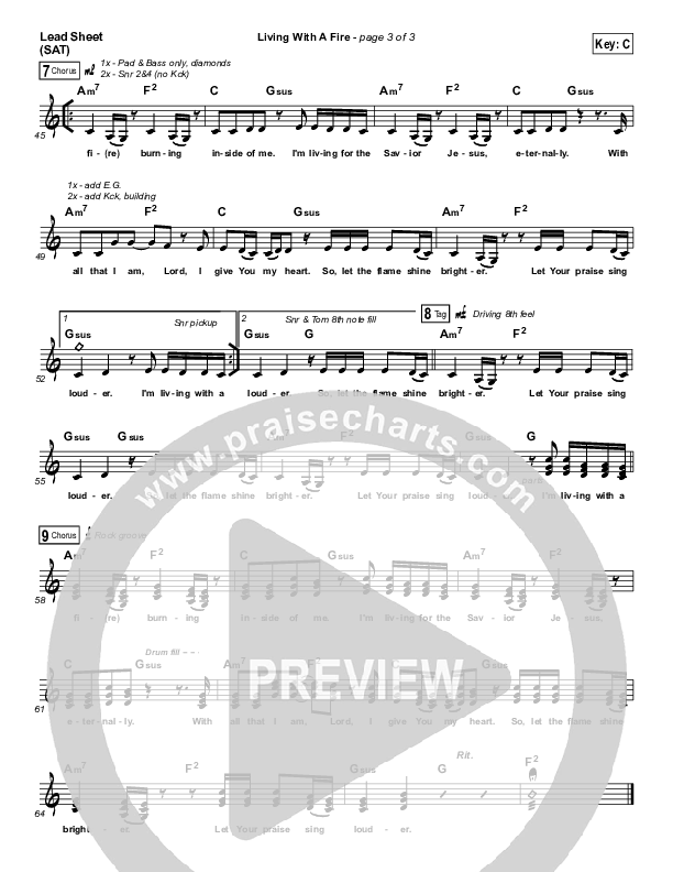 Promises (Choral Anthem) Stage Chart (Maverick City Music / Arr. Erik Foster)