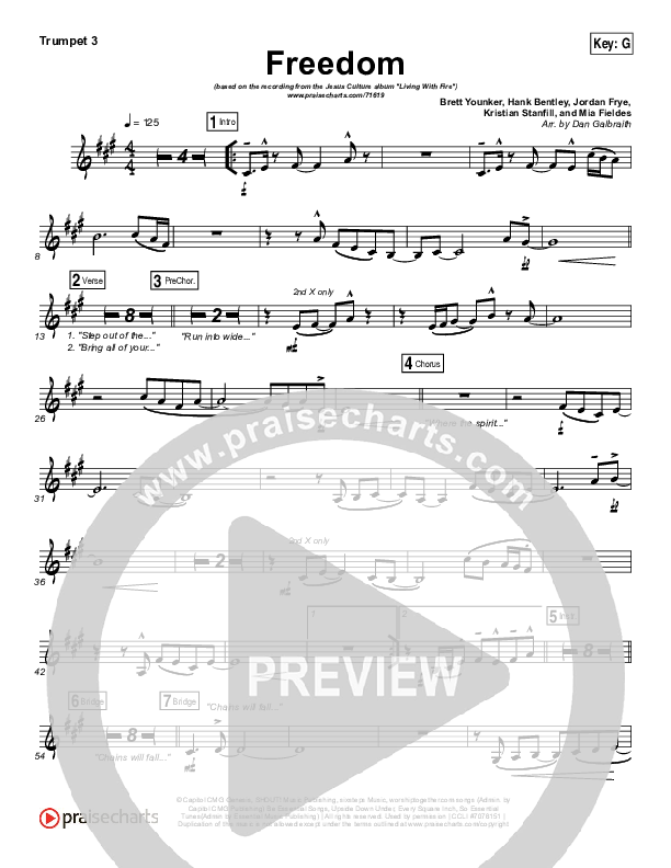 Freedom Trumpet 3 (Jesus Culture / Kim Walker-Smith)