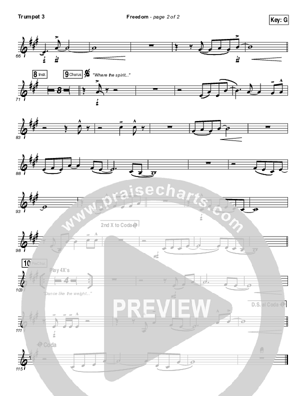 Freedom Trumpet 3 (Jesus Culture / Kim Walker-Smith)