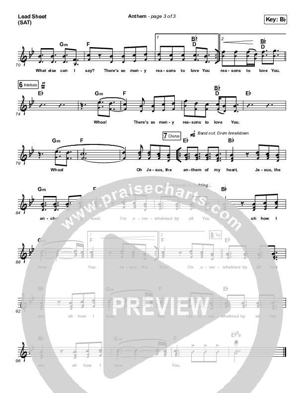 Anthem Lead Sheet (SAT) (Phil Wickham)