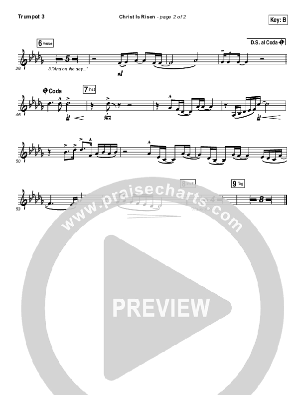 Christ Is Risen Trumpet 3 (Phil Wickham)