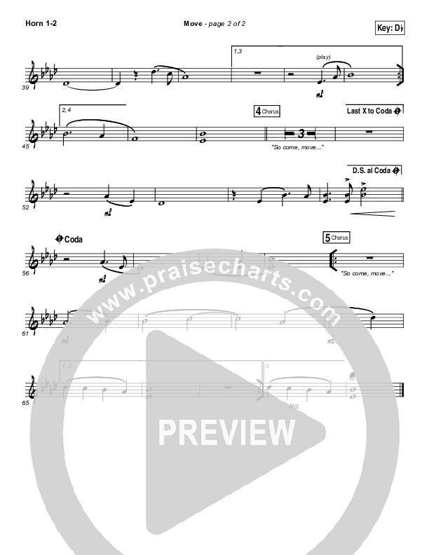 Move Brass Pack (Jesus Culture / Chris Quilala)