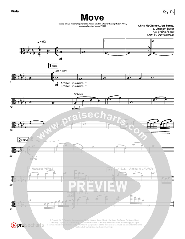 Move Viola (Jesus Culture / Chris Quilala)