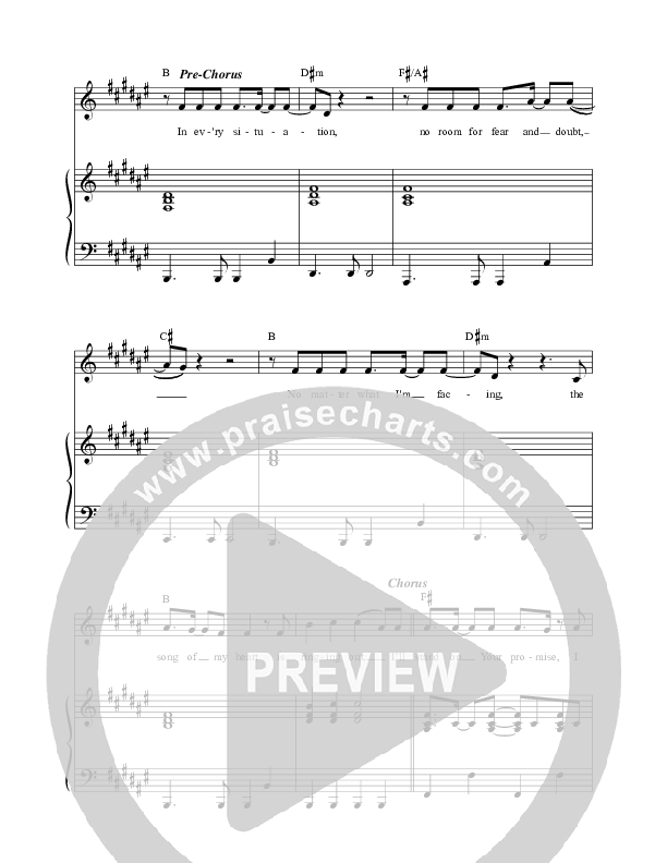 Song Of My Heart Piano/Vocal (David & Nicole Binion)