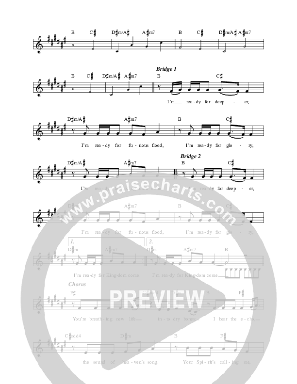 I Can't Stay Here Lead Sheet (David & Nicole Binion)