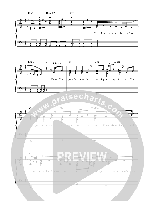 All Because You're Here Lead Sheet (SAT) (David & Nicole Binion / MDSN)