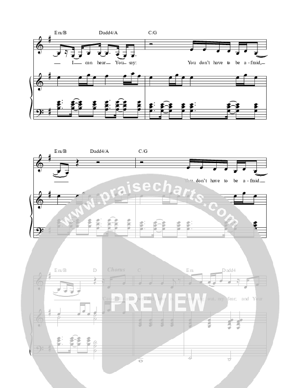 All Because You're Here Lead & Piano (David & Nicole Binion / MDSN)