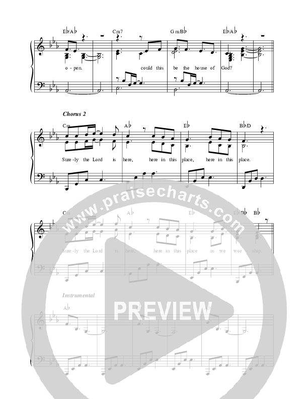 Gate Of Heaven Lead Sheet (SAT) (David & Nicole Binion)