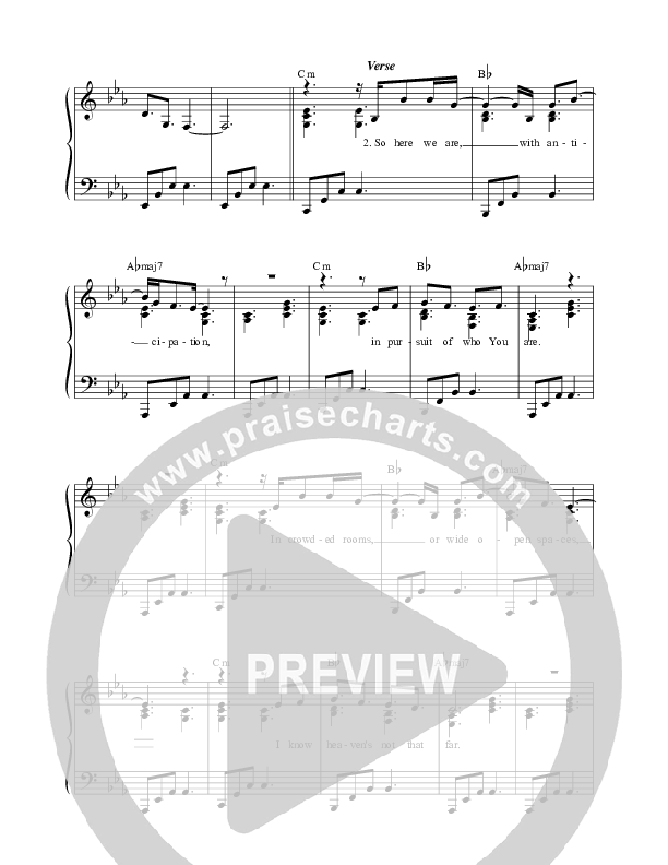 Gate Of Heaven Lead Sheet (SAT) (David & Nicole Binion)