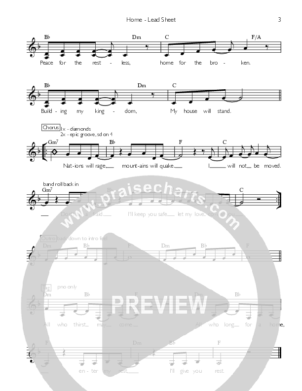 Home Lead Sheet (Kate White)