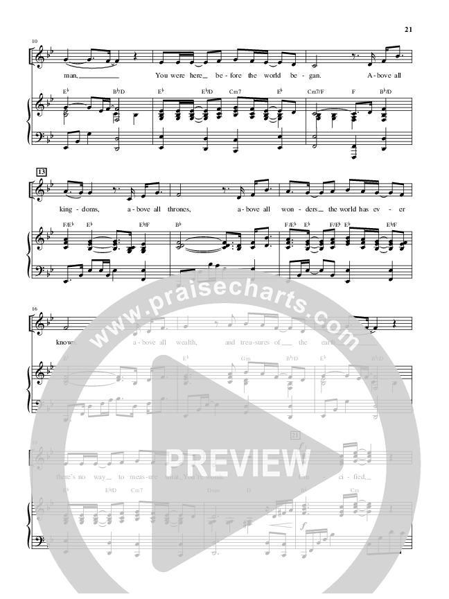 Above All (Choral Anthem SATB) Piano/Vocal (Alfred Sacred)