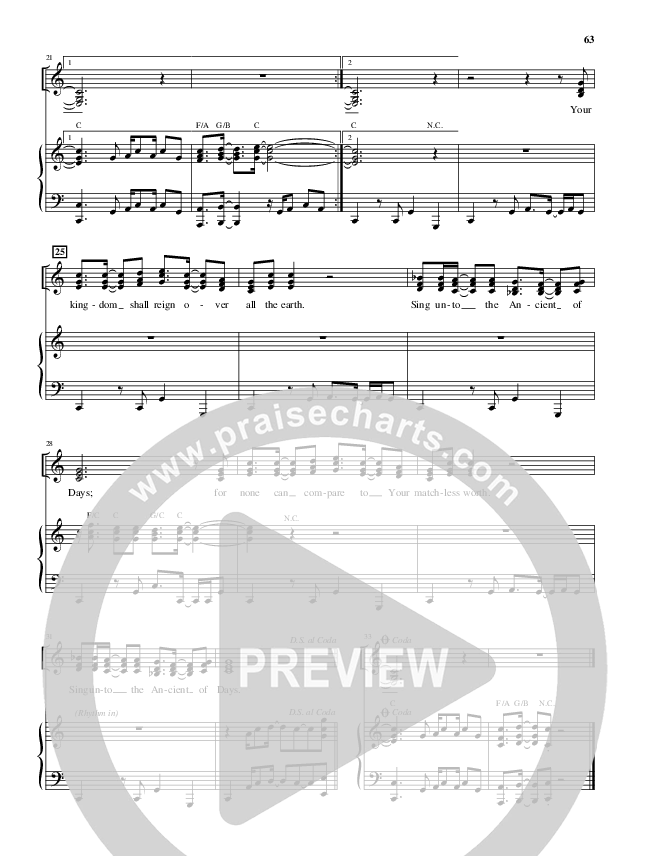 Ancient Of Days (Choral Anthem SATB) Piano/Vocal (Alfred Sacred)