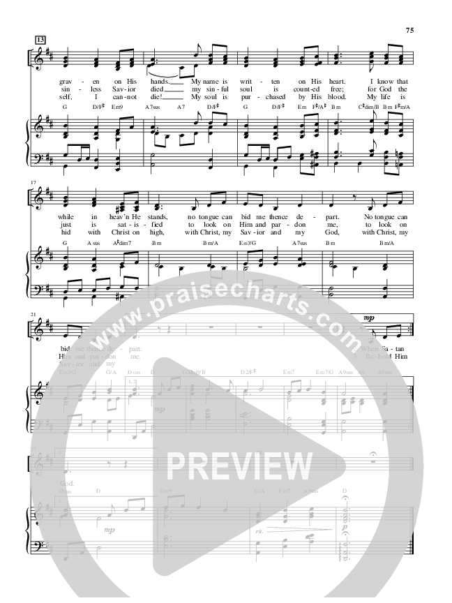 Before The Throne Of God Above (Choral Anthem SATB) Piano/Vocal (Alfred Sacred)