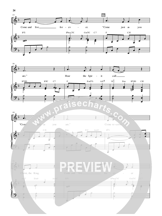 Come Just As You Are (Choral Anthem SATB) Piano/Vocal (Alfred Sacred)