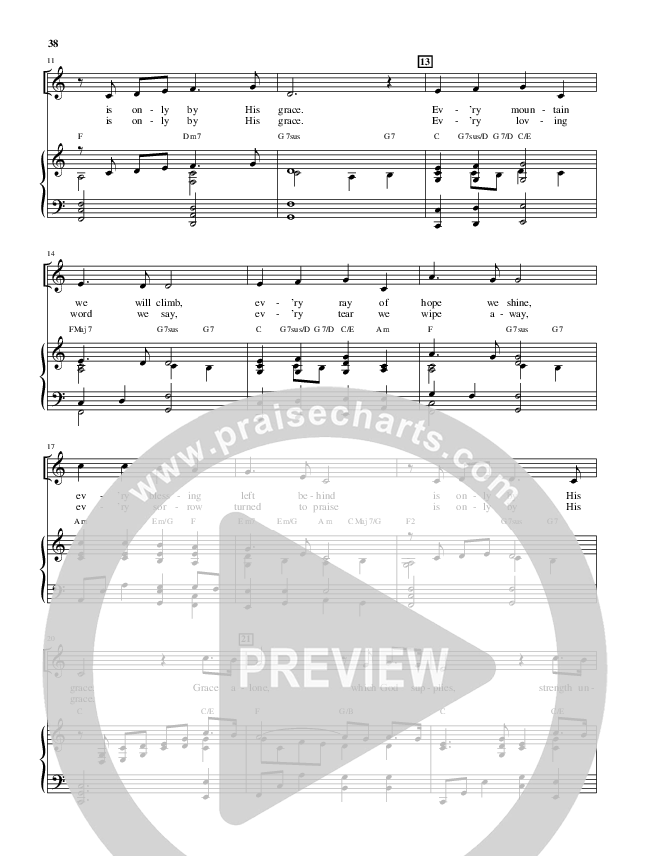 Grace Alone (Choral Anthem SATB) Piano/Vocal (Alfred Sacred)