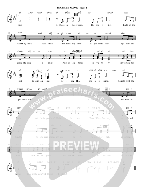 In Christ Alone (Choral Anthem SATB) Choir Sheet (SATB) (Alfred Sacred)