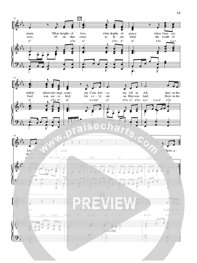 In Christ Alone (Choral Anthem SATB) Piano/Vocal (Alfred Sacred)