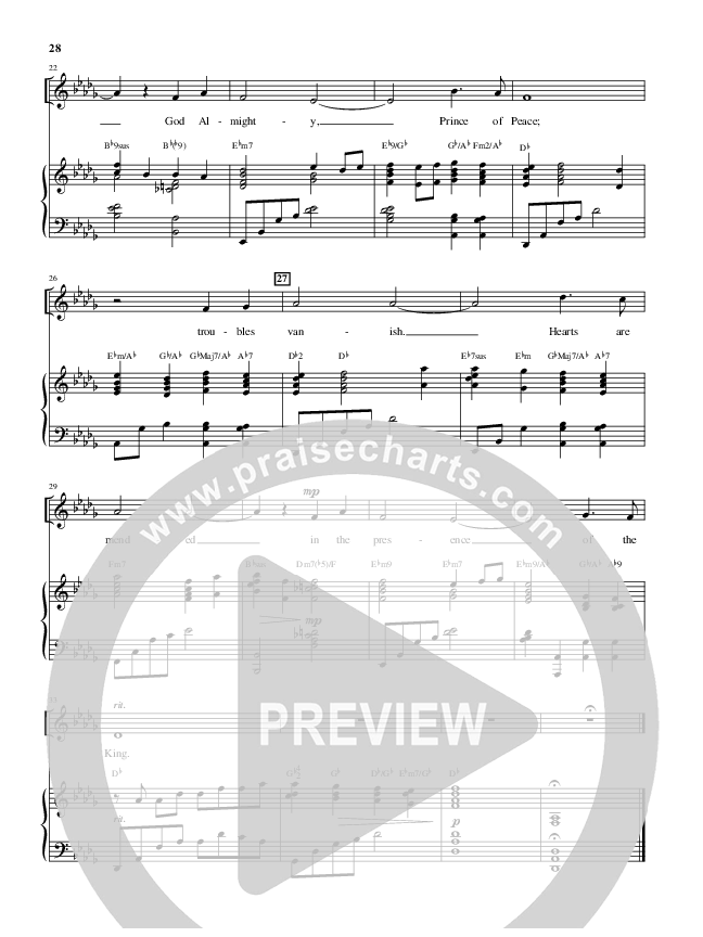 In The Presence Of Jehovah (Choral Anthem SATB) Piano/Vocal (Alfred Sacred)