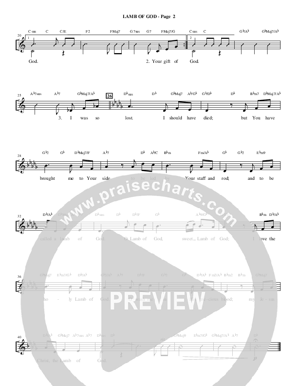 Lamb Of God (Choral Anthem SATB) Choir Sheet (SATB) (Alfred Sacred)