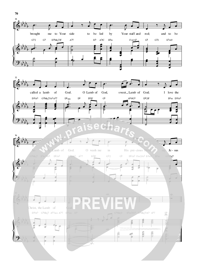 Lamb Of God (Choral Anthem SATB) Piano/Vocal (Alfred Sacred)