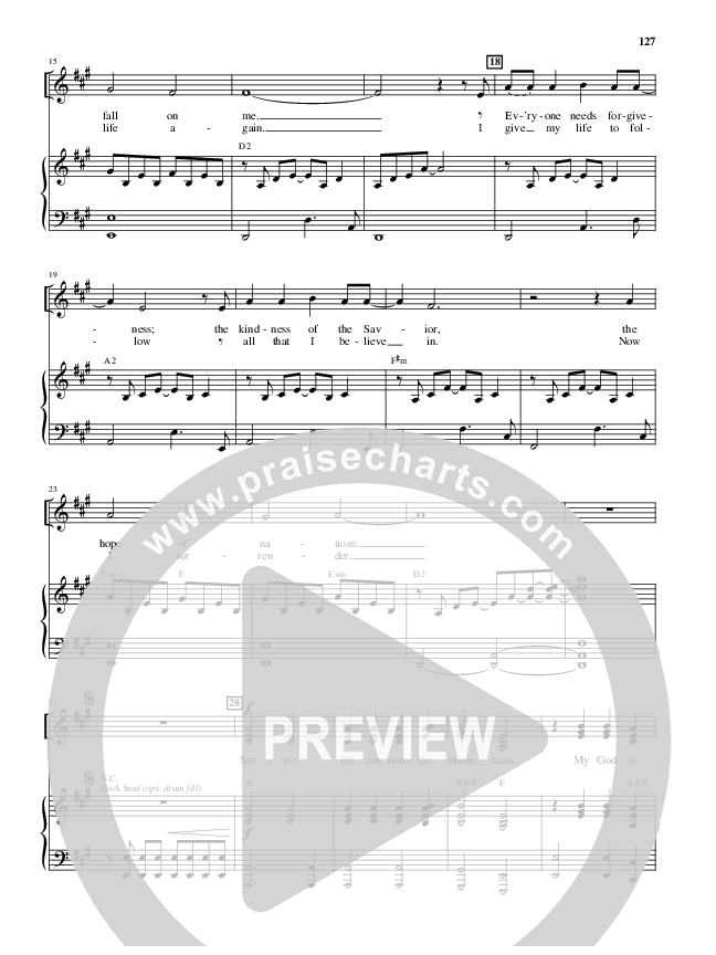 Mighty To Save (Choral Anthem SATB) Piano/Vocal (Alfred Sacred)