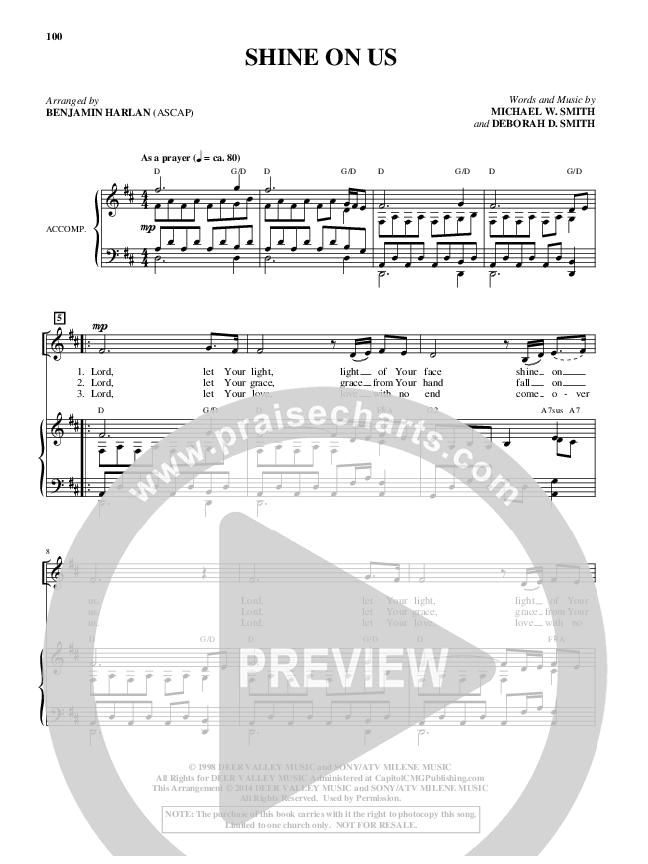Shine On Us (Choral Anthem SATB) Piano/Vocal (Alfred Sacred)