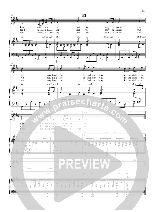 Shine On Us (Choral Anthem SATB) Piano/Vocal (Alfred Sacred)
