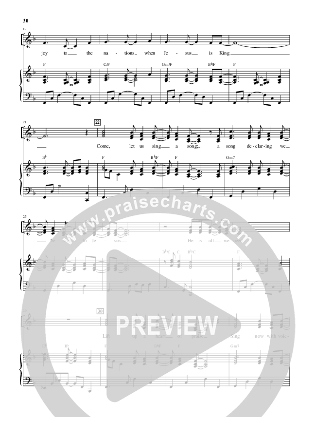 Sing To The King (Choral Anthem SATB) Piano/Vocal (Alfred Sacred)