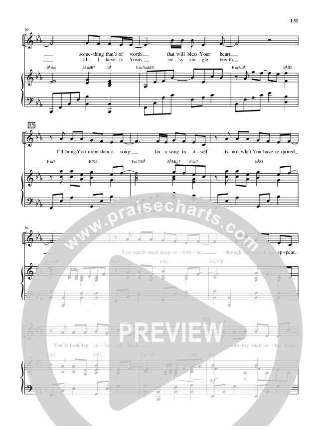 The Heart Of Worship (Choral Anthem SATB) Piano/Vocal (Alfred Sacred)